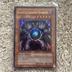 Yugioh Caius The Shadow Monarch SDDE-EN001 Ultra Rare 1st Edition NM - Image 1