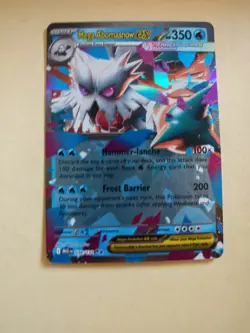 Pokemon Mega Abomasnow EX Holofoil Card 036/132 Me01: Mega Evolution - Image 1