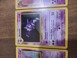 Gastly 50/102 , Haunter 29/102, Gengar 20/62 Jungle/ Base Set Pokemon Card Lot - Image 4