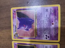 Gastly 50/102 , Haunter 29/102, Gengar 20/62 Jungle/ Base Set Pokemon Card Lot - Image 5