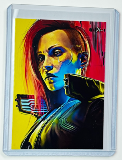 Cyberpunk Limited Edition Artist Signed “2077” Trading Card 6/10 - Image 1