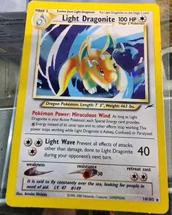 Light Dragonite - 14/105 - Holo Rare - Neo Destiny - Pokemon Card - LP to MP - Image 1