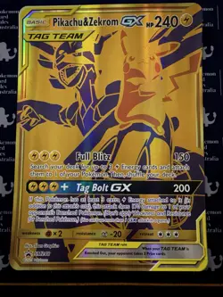 Pikachu & Zekrom GX [Jumbo Oversized] - #SM248 - Pokemon Promo - Pokemon TCG - Image 1