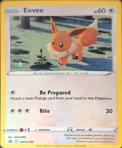 SWSH: Sword & Shield Promo Cards #SWSH190 Eevee - Image 1