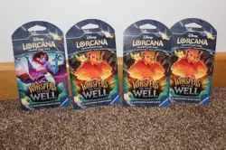 Disney Lorcana TCG (4x) Whispers in the Well booster packs NEW & SEALED - Image 1