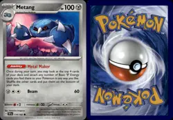 METANG 114/162 Pokemon Card Temporal Forces Near Mint - Image 3