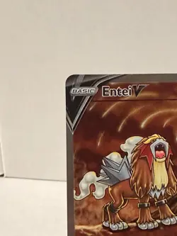 Entei v GG36/GG70 Crown Zenith Galarian Gallery Holo Rare Pokemon TCG Card - Image 3