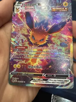 Jolteon Vmax Pokemon Card TCG DISPLAY ART CARD - Image 2