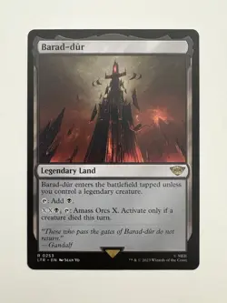 Barad-dur MTG Magic the Gathering Card NM Near Mint LTR - Image 1