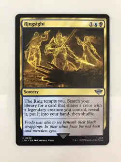 Ringsight MTG Magic the Gathering Card NM Near Mint Lord Rings LTR - Image 1