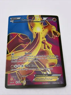 Charizard EX Full Art Ultra Rare Holo 100/106 Flashfire Pokemon Card English - Image 1