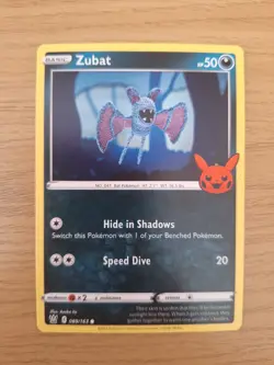 Zubat Pokemon 089/163 - Trick or Trade Halloween 🎃 card - Image 1