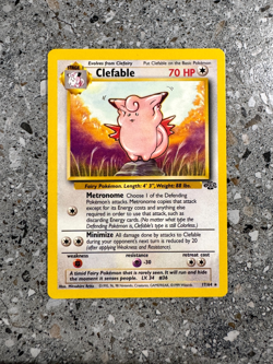 Pokemon TCG Cards Clefable 17/64 Jungle Rare - Image 1