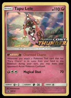 Pokemon Cards Tapu Lele - (Prerelease) SM152 Sun & Moon Promo Holo Promo LP - Image 1
