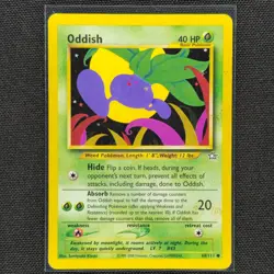 Oddish - 68/111 - Common - Neo Genesis - Pokemon Card - MP - Image 1