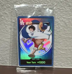 Bandai Namco One Piece Card Game Don!! Card Monkey D. Luffy Holo - Image 1