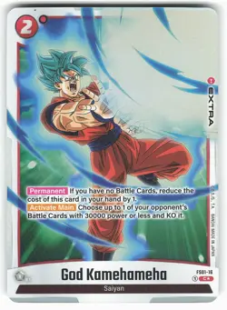 God Kamehameha (Bonus Pack Alternate Art) FS01-16 C Dragon Ball Super Card - Image 2