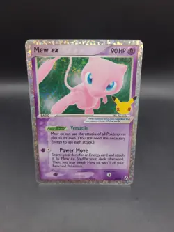 Pokemon Mew EX TCG Holo Rare Card 88/92 Celebrations Classic Collection NM - Image 1