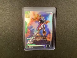 Wing Gundam Zero GD01-024 Newtype Rising Gundam Card Game TCG - NM LR Foil - Image 1