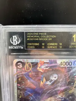 2024 One Piece Memorial Collection Black Label 10 Eb01046 Brook SR - Image 2
