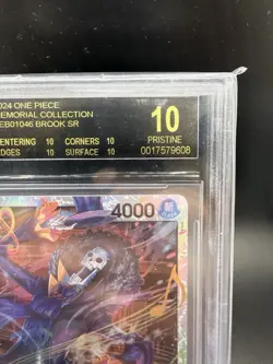2024 One Piece Memorial Collection Black Label 10 Eb01046 Brook SR - Image 3