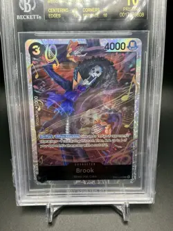 2024 One Piece Memorial Collection Black Label 10 Eb01046 Brook SR - Image 4