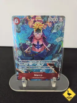 One Piece Marco OP16-014 Rare Foil Special Alternate Art the time of battle - NM - Image 1