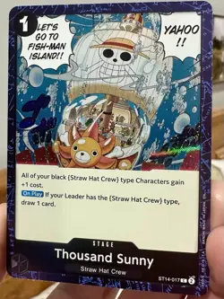 Thousand Sunny (Pirate Foil) Premium Booster -The Best- Vol. 2 ST14-017 NM - Image 1