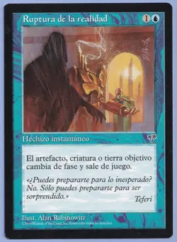 Reality Ripple Spanish Mtg MISPRINT. Printed with Shaper guildmage picture - Image 1