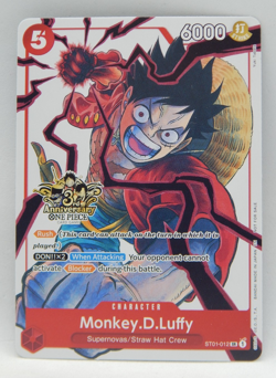 One Piece TCG - 3rd Anniversary Tournament #ST01-012 - MONKEY D. LUFFY - Image 1