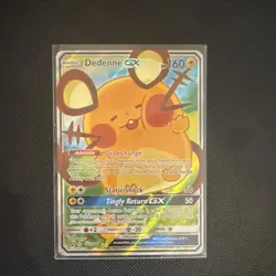 Pokemon TCG Dedenne GX 195/214 SM Unbroken Bonds Full Art Holo Eng 2019 160 - Image 1
