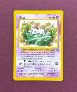 Pokemon 2000 Black Star Promo #47 Mew, Wizards of the Coast Vintage English NM - Image 1