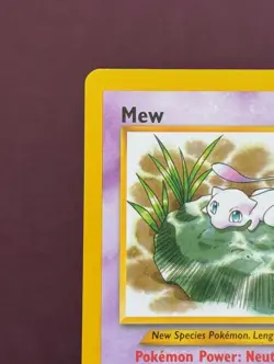 Pokemon 2000 Black Star Promo #47 Mew, Wizards of the Coast Vintage English NM - Image 3