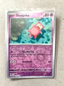 Pokemon TCG: Scarlet & Violet 151 - Reverse Holo - 079/165 - Slowpoke - Image 1