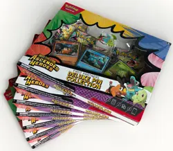 Pokemon TCG Ascended Heroes First Partner DELUXE PIN COLLECTION CASE Sealed 7 ct - Image 1