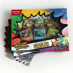 Pokemon TCG Ascended Heroes First Partner DELUXE PIN COLLECTION CASE Sealed 7 ct - Image 2