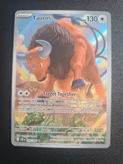 Tauros 96/86 Illustration Rare Pokemon Chaos Rising M/NM Pokemon TCG - Image 1