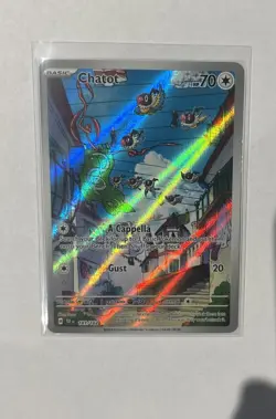 Chatot 181/162 Illustration Rare Full Art - Pokemon SV05 TEF - Image 1