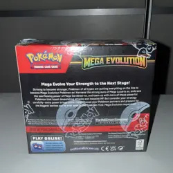 Pokemon Mega Evolution Enhanced Full Booster Box SLIGHT RIP ON THE SIDE - Image 5