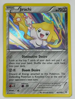 Jirachi 42/108 Holo NM/M R Roaring Skies Pokemon - Image 1