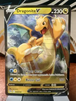 Pokemon TCG Dragonite V 049/078 Pokemon GO NM-MT - Image 1