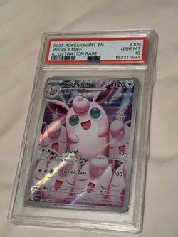 Pokemon TCG Wigglytuff Phantasmal Flames 105/94 - PSA 10 - Image 1
