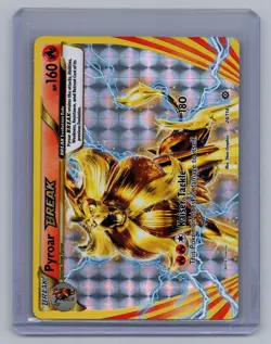 Pyroar BREAK 24/114 BREAK Rare Steam Siege Pokemon Holo Near Mint - Image 1