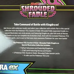 NEW SEALED POKEMON TCG Scarlet & Violet Shrouded Fable Kindra EX & Kingambit Set - Image 3