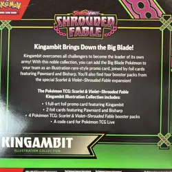 NEW SEALED POKEMON TCG Scarlet & Violet Shrouded Fable Kindra EX & Kingambit Set - Image 4
