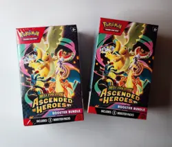 Lot of 2 Pokemon TCG Mega Evolution Ascended Heroes Booster Bundles Sealed - Image 1