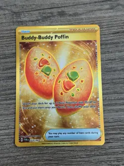 Buddy-Buddy Poffin 223/167 Sv06: Twilight Masquerade Hyper Rare Gold - Image 1