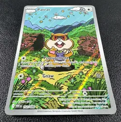 Pokemon Patrat Illustration Rare IR Full Art Holo 152/086 White Flare - Image 2