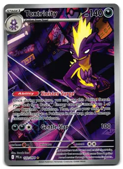 Toxtricity 103/094 - 🌊 Phantasmal Flames Illustration Rare Pokemon 🖤 - M/LP - Image 1