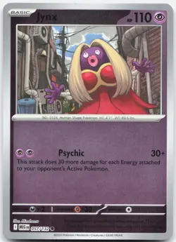 Jynx 057/132 Common Mega Evolution Pokemon Reverse Holo Near Mint - Image 1